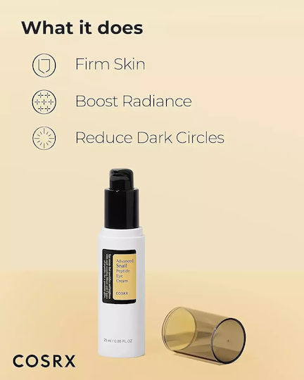 Cosrx Advanced Snail Peptide Eye Cream for Moisturizing & Dark Circles 25ml