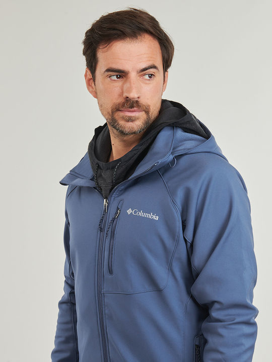 Cascade Ridge Iii Winter Jacket Softshell Waterproof and Windproof Blue