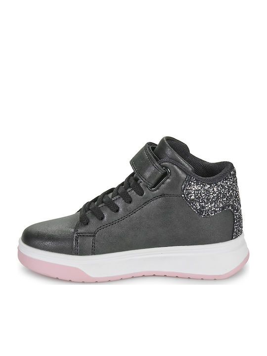 Kids Sneakers High with Scratch Black