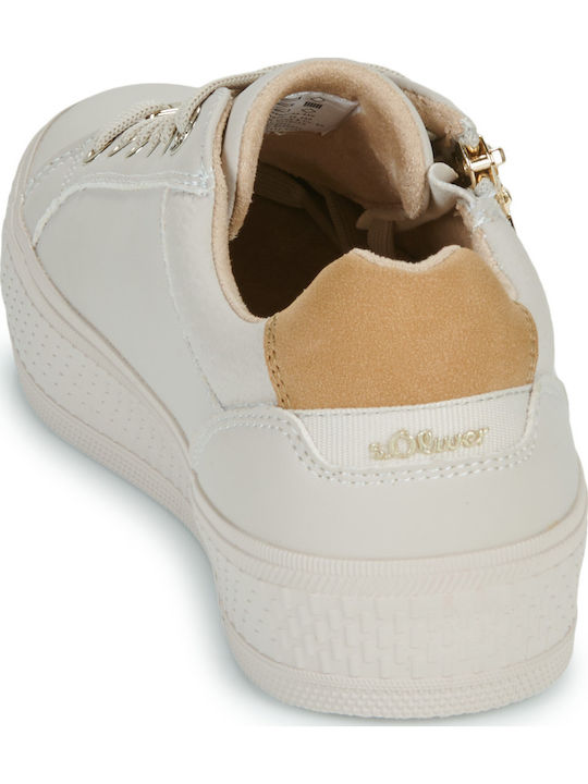 Essentials Γυναικεία Flatforms Sneakers Μπεζ
