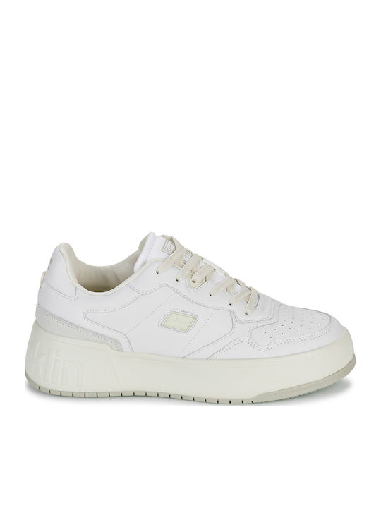 Γυναικεία Flatforms Sneakers Λευκά
