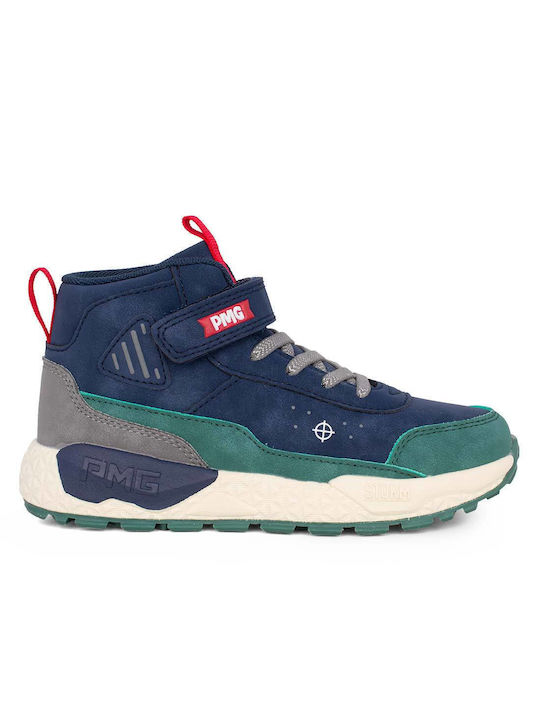 Primigi Kinder-Sneaker Hoch Anatomisch mit Klettverschluss Blau