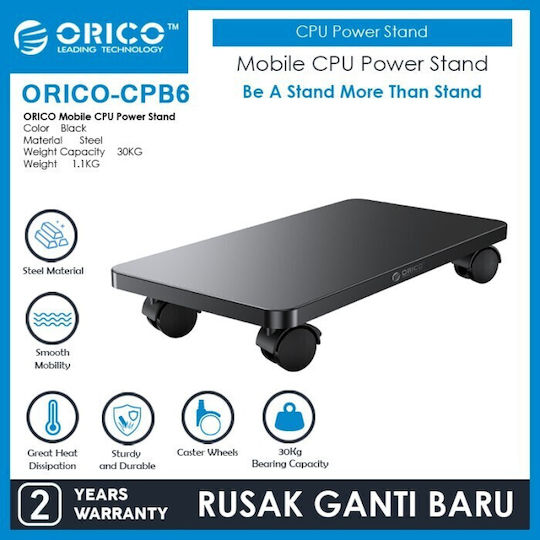 Orico Floor Computer Stand with Casters Gray (CPB-6)