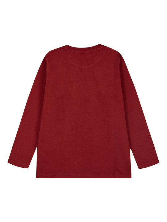 Energiers Kids Blouse Long Sleeve CHERRY