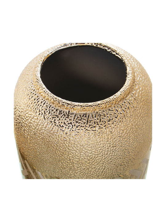 Vase Alexandra House Living Gold Keramik 15 x 14 x 27 cm