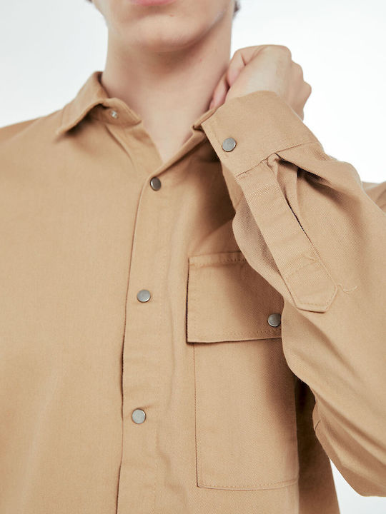Denim Shirt Beige