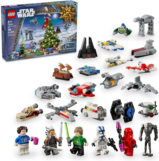 LEGO Star Wars Адвент Календар 2024 за 6+ Години 368 Бройки