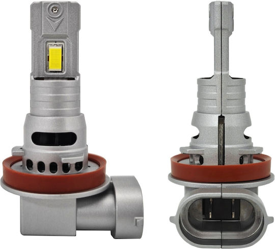 Λάμπες Αυτοκινήτου H11 / H16 Canbus LED 5000K Ψυχρό Λευκό 12V / 10V / 16V 2τμχ