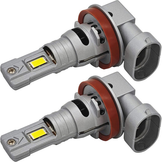 Lamps Car H8 Canbus LED 5000K Cold White 12V / 10V / 16V 2pcs