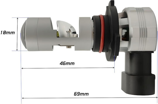 Lămpi Autoturismului HB4-9006 Canbus LED 5000K Alb rece 12-24V 2buc