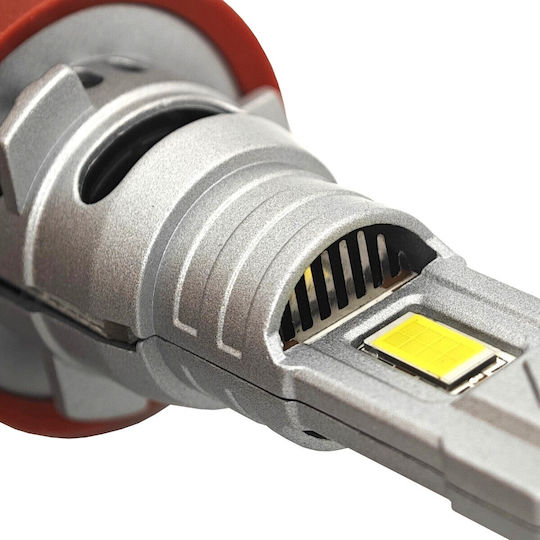 Λάμπες Αυτοκινήτου H11 / H16 Canbus LED 5000K Ψυχρό Λευκό 12V / 10V / 16V 2τμχ