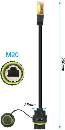 Ez-rj45ec620 Rj45 Ethernet Connector System Cat.6α Μ20