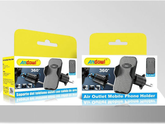 Andowl Qzj441 Car Mobile Mount with Adjustable Hooks Black