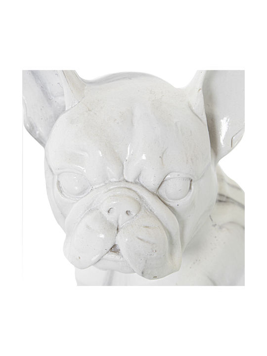 Decorative Figure Alexandra House Living Plastic Material Dog 15 X 18 X 23 Cm Marble