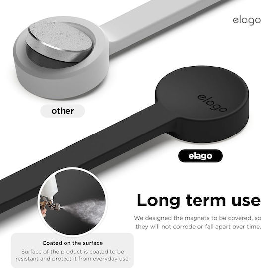 Elago Magnetic Kabelclips-Organizer 3Stück Schwarz