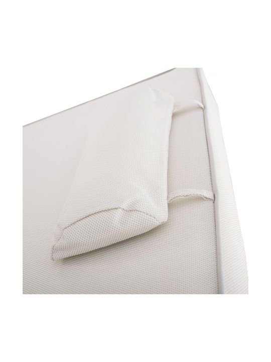 HomeMarkt Sunbed Cushion with Backrest Sifnos Beige 194x70cm
