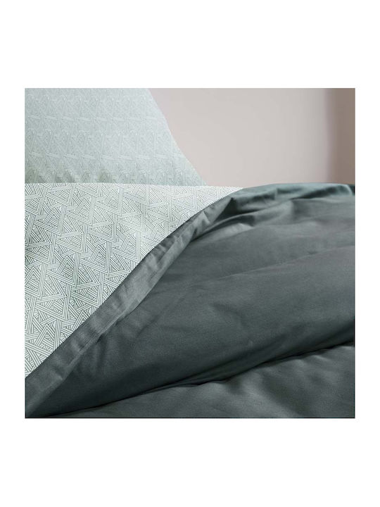 Cannon Cotton Fresh Σετ Σεντόνια Μονά με Λάστιχο 100x200+33εκ. N. Atlantic (3τμχ)