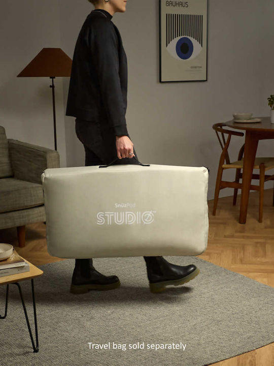 Snuz Wiege mit Matratze, Seitlicher Öffnung und Rädern Grey