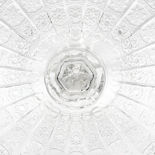 Keskor Glass Decorative Platter Transparent 28.5x17x12cm