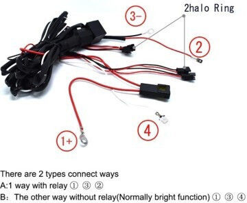 Στεφάνι Angel Eye Φαναριού Αυτοκινήτου 12V BMW E90 Λευκό Χρώμα