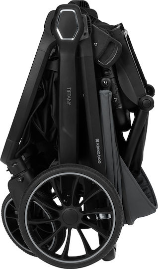 Tiffany Adjustable 3 in 1 Baby Stroller Suitable for Newborn Dark Grey 12.5kg