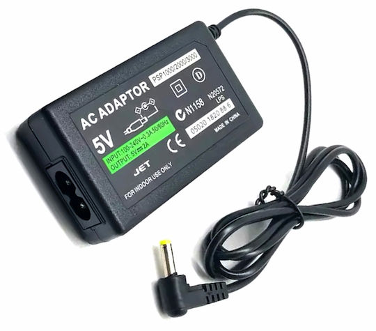 Adaptor Playstation Slim Fat Zola cu Indicator LED Tensiune de Ieșire 5V Lungime Cablu 200 cm Negru