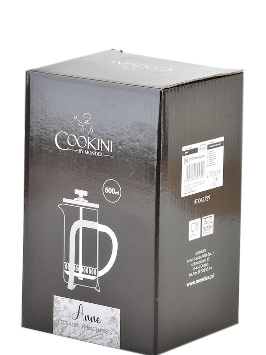 Anne Teapot Infuser 600ml Cookini 9.5x15xh19cm