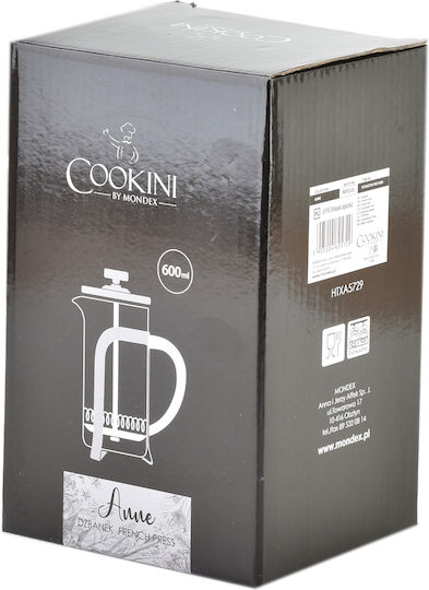 Anne Teapot Infuser 600ml Cookini 9.5x15xh19cm