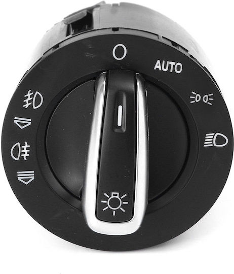 Comutator lumini auto pentru Audi A6 / Q7 / S6 / RS6 / Toate drumurile / Patru Citroen C6 Corvette C6 Negru