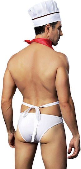 Sexy Ανδρικό Body Λευκό