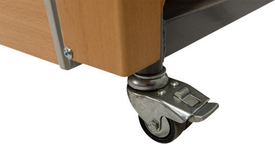 Tecfor Care Ecofit Elektrisch / Handbuch Polyeder Krankenhausbett mit Seitenleiste / Matratze / Räder / Bremsen