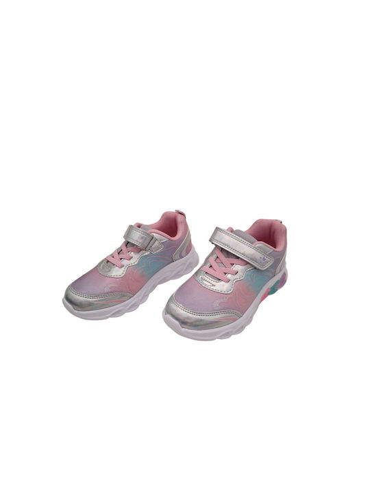 Bacio & Bacio Kinder-Sneaker mit Lichtern Rosa