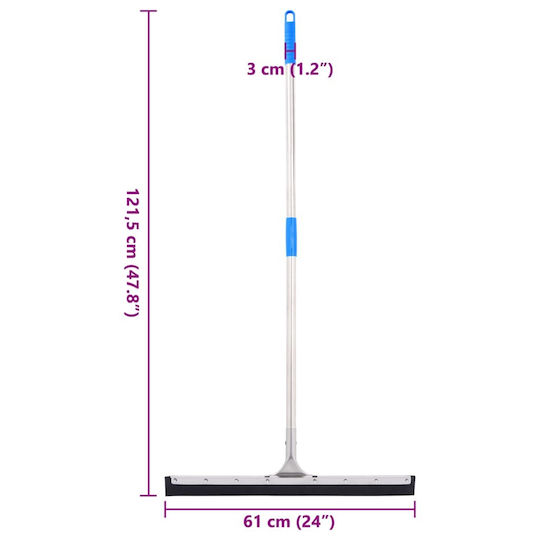 vidaXL Plastic Cleaning Accessory 121.5x61cm