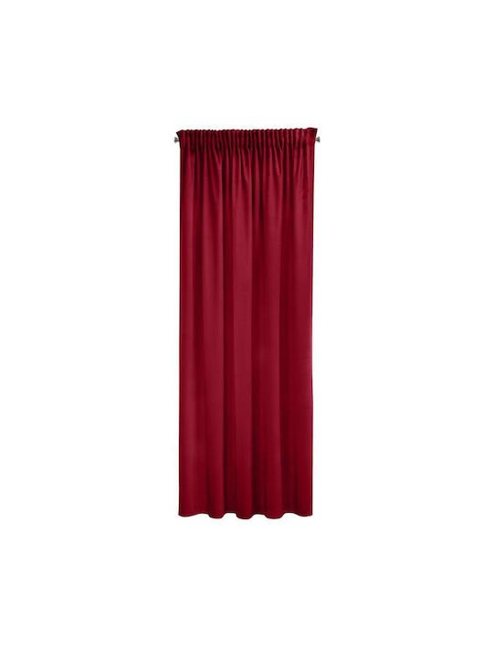 Eurofirany Perdea cu Coafură Sibel Burgundy 140x270buc