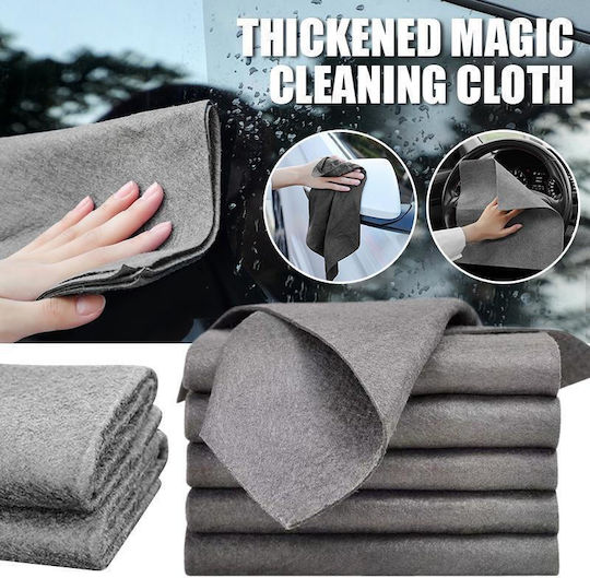 Lavete de Curățare cu Microfibre Utilizare generală Gri 10buc