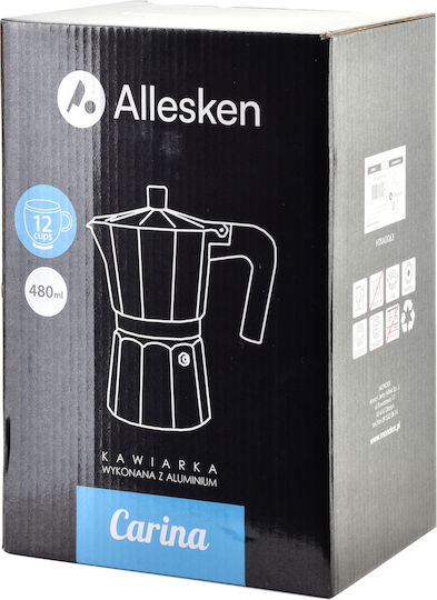 Cafetieră Carina 480ml 17.5x13x25.5