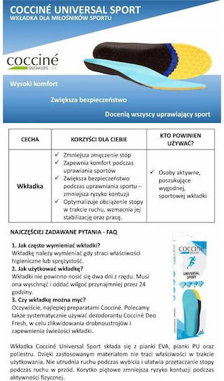Coccine Ανατομικοί Πάτοι Παπουτσιών 99100/4447 2τμχ