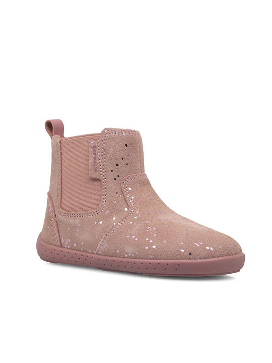 Garvalin Kids Leather Boots Pink