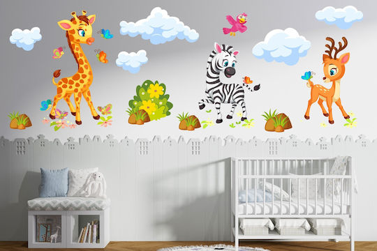 Colorful Animal Kids Wall Stickers for Children's Room 100x200