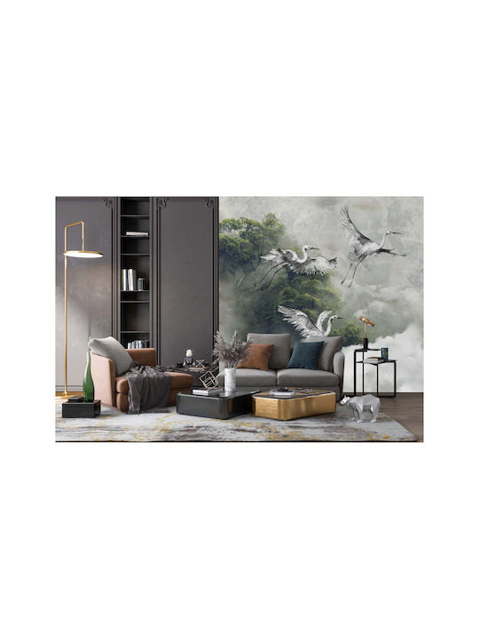 Moderne Wandbild Tapete Zimmer Wohnzimmer Kraniche 260x390