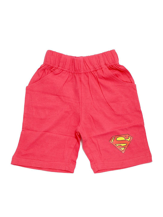 Superheroes Kids' Pajamas Summer Red