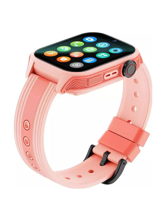 Nubi Παιδικό Smartwatch 4G με GPS & Κάμερα Ροζ
