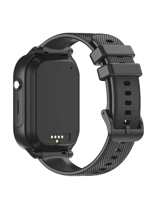 Nubi Детски Смарт Часовник 4G с GPS и Камера Черен