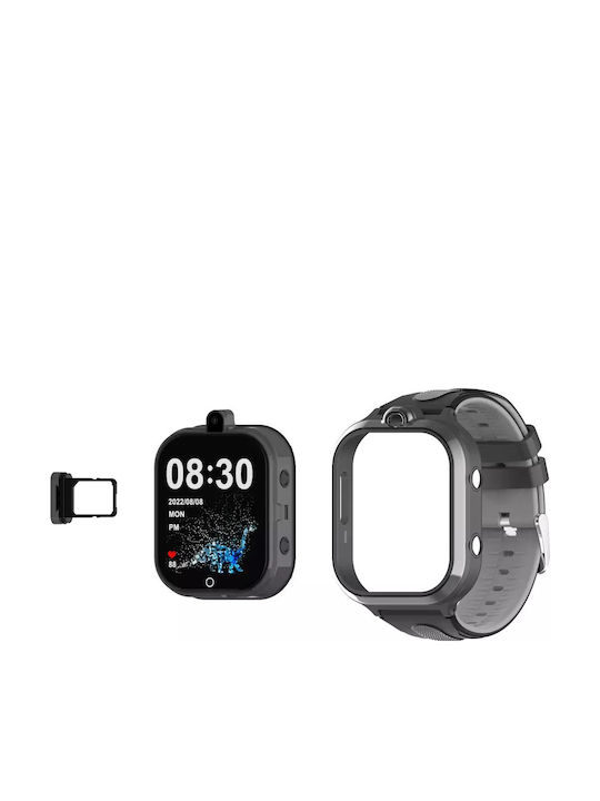 Nubi Παιδικό Smartwatch 4G με GPS & Κάμερα Μαύρο