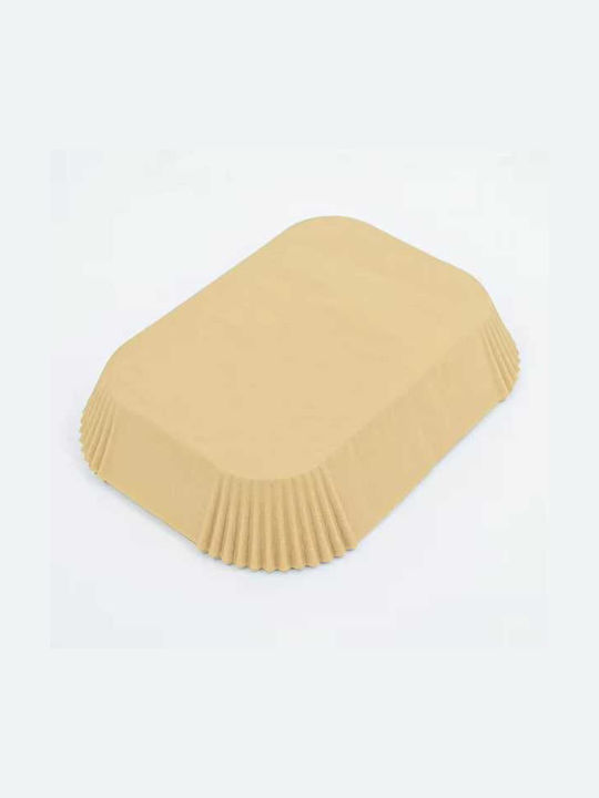 Mercaton Set 50 Baking Frying Papers Airfryer Double Layer Rectangular Shape 40 G/m² 14 X 22 Cm