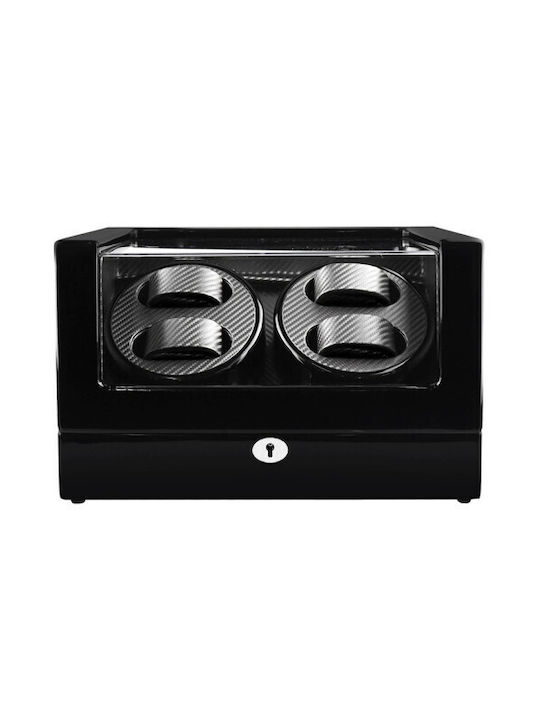 Cutie Întors Ceasuri Automatice Iuni Watch Winder 4 Negru-carbon