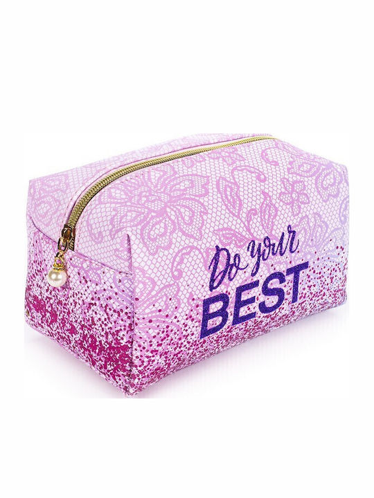 Toiletry Bag Do Your Best in Lilac Color