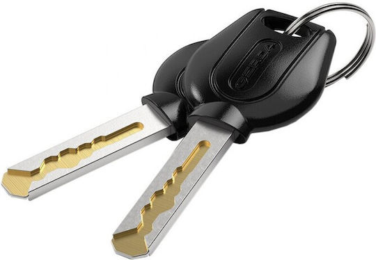 Gerda Bicycle Cable Lock with Key Black