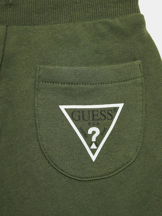 Guess Kids Sweatpants Army Olive Φουτερ