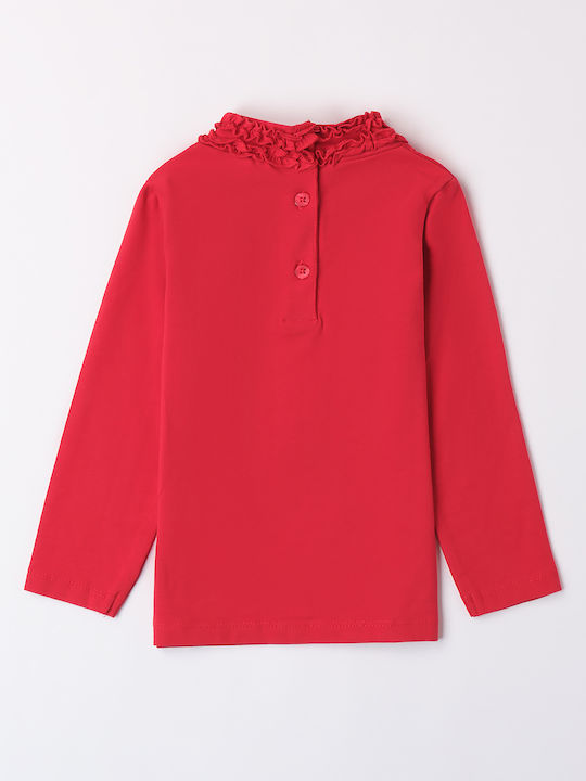 iDO Kids Blouse Long Sleeve red